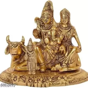 Brass Shivparivar Idols