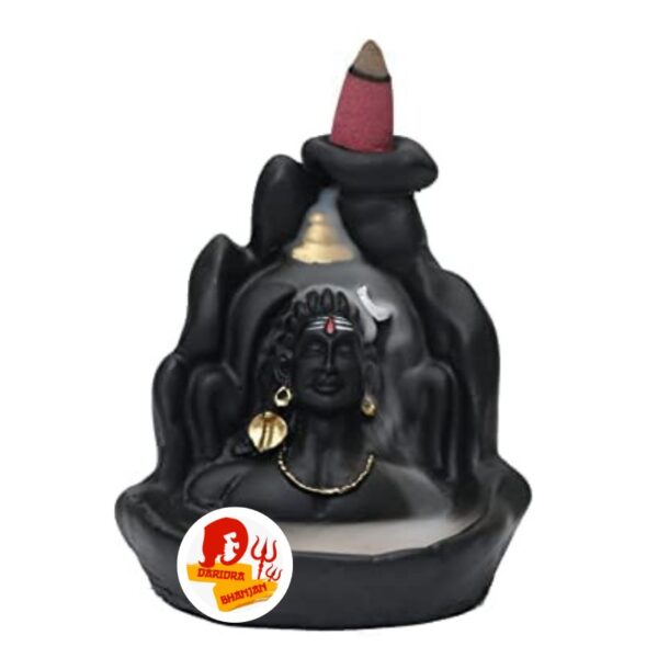 Smoke Adiyogi With 10 Insence Cone