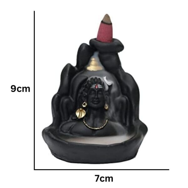 Smoke Adiyogi With 10 Insence Cone