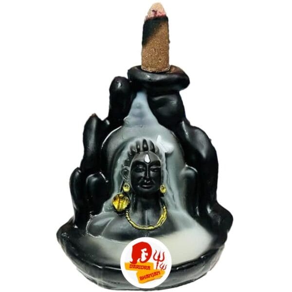 Smoke Adiyogi With 10 Insence Cone