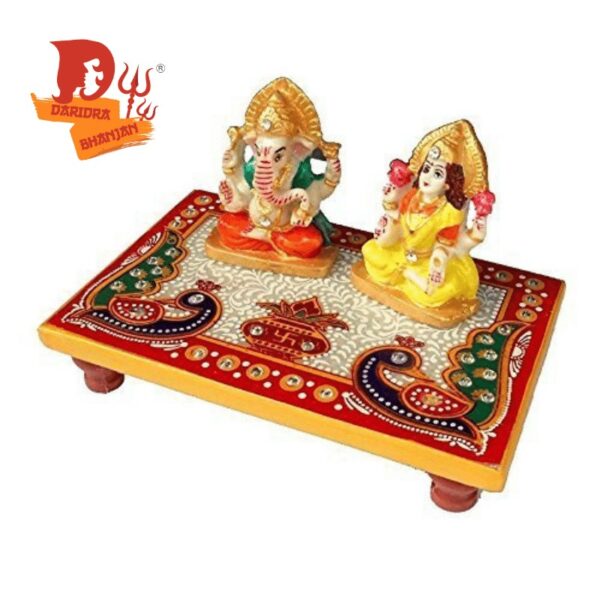 Marble Laxmi Ganesh Chowki