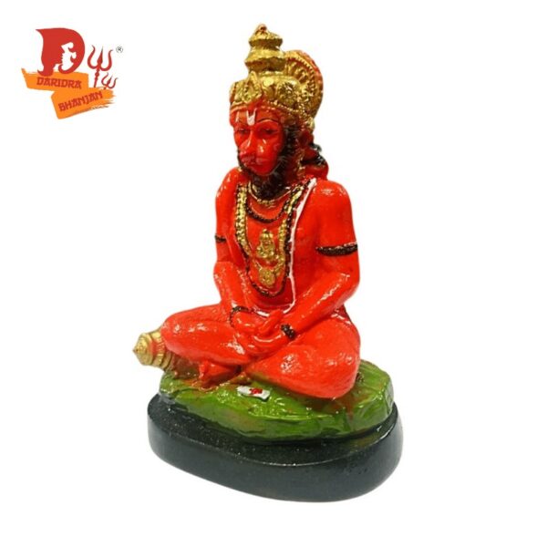 Orange sitting hanuman