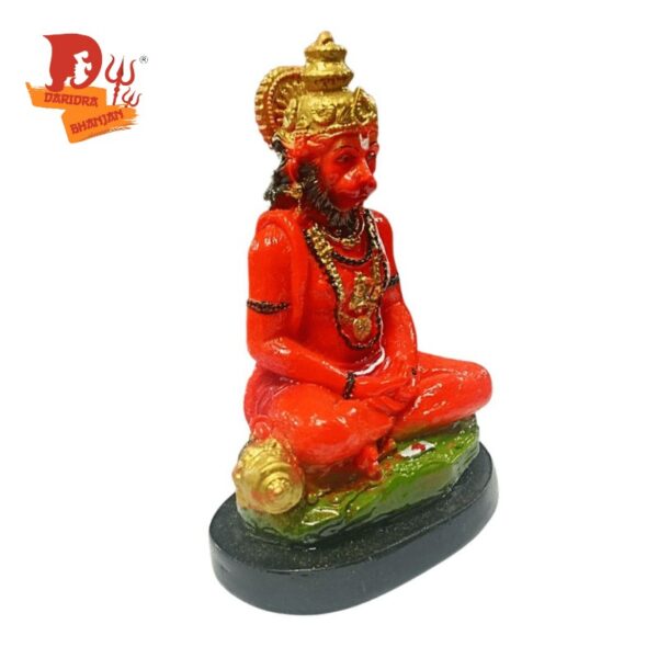 Orange sitting hanuman