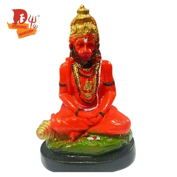 Orange sitting hanuman