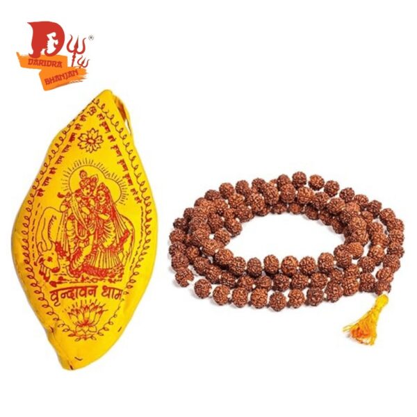 jaap Bag with Rudraksh mala