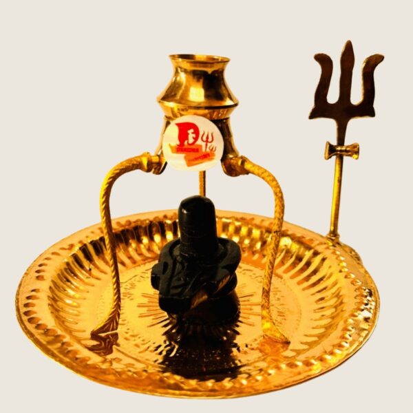 Tipai lota Plate With Black shivling