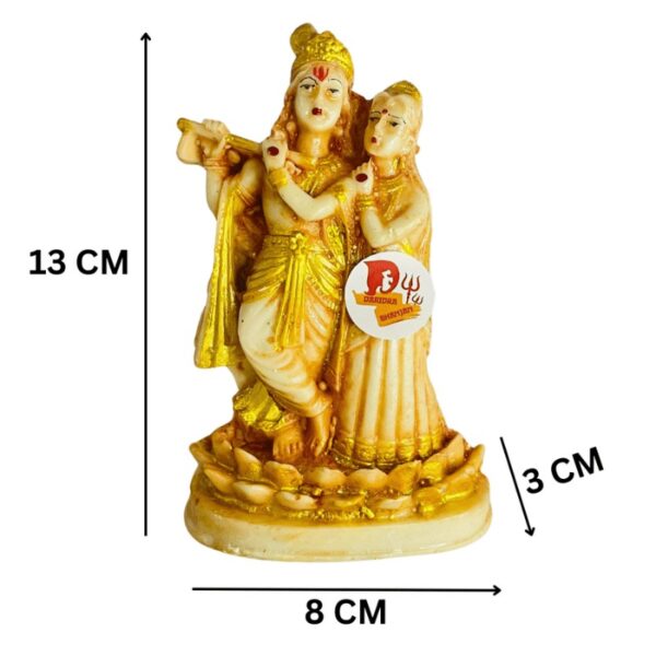 Brown Marble Radha Krishna