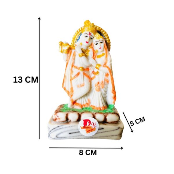 white Marble Radha Krishna