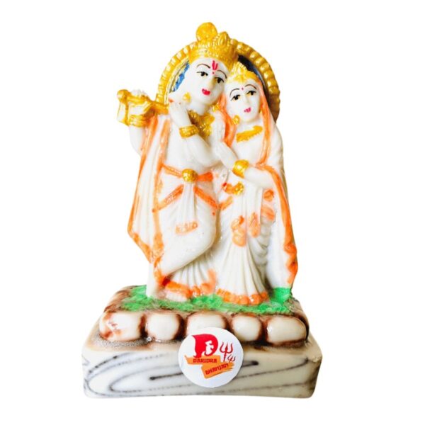 white Marble Radha Krishna